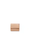 Coccinelle Nude Metallic Soft Wallet With Zipper