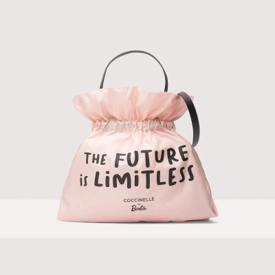 Coccinelle Nylon Handbag  For Barbie In New Pink