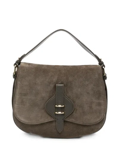 Coccinelle Panelled Letaher Tote Bag In Green