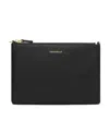 Coccinelle Pebbled-textured Cross-body Bag In Black