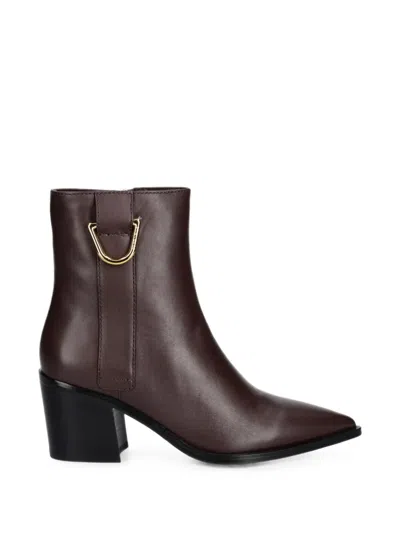 Coccinelle Pointed-toe Buckled Boots In Multi