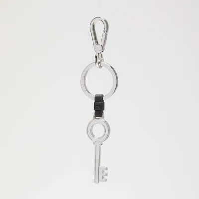 Coccinelle Portachiavi In Pelle E Metallo Basic Metal Nickel In Gold