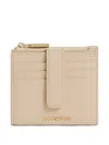 Coccinelle Press-stud-fastening Wallet In Neutral