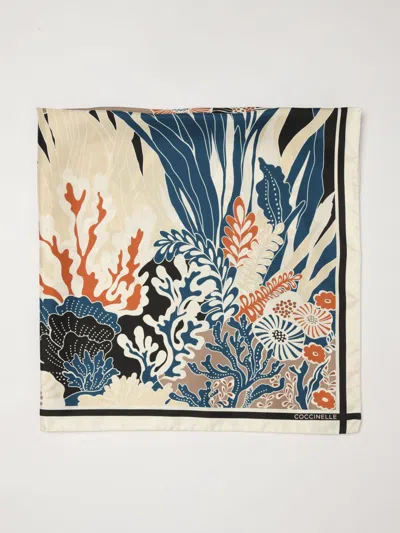 Coccinelle Printed Silk Foulard In Multi