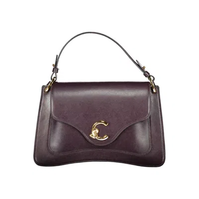 Coccinelle Purple Leather Handbag