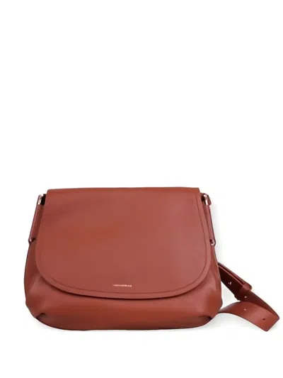 Coccinelle Rebekka Flap Shoulder Bag In Red