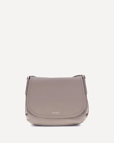 Coccinelle Rebekka Shoulder Bag In Gray
