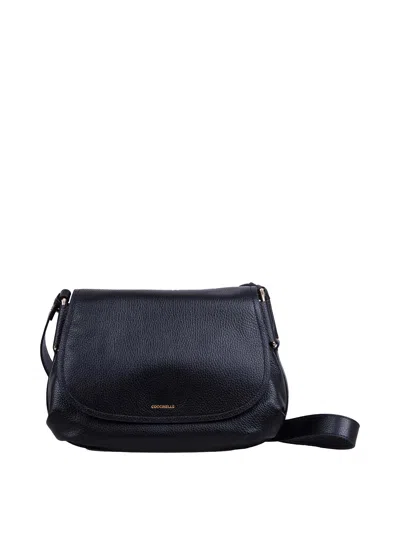 Coccinelle Rebekka Shoulder Bag In Black
