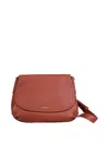 Coccinelle Rebekka Flap Shoulder Bag In Red