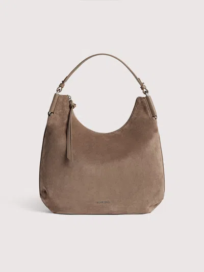Coccinelle Rebekka Suede Small In Brown