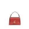Coccinelle Red Calf Leather Bos Taurus Handbag In Red