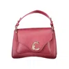 Coccinelle Red Leather Women Handbag In Purple