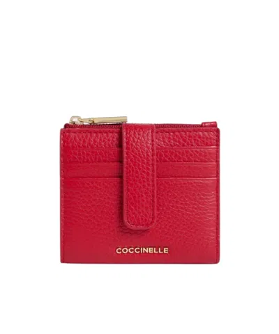 Coccinelle Red Zip-up Wallet