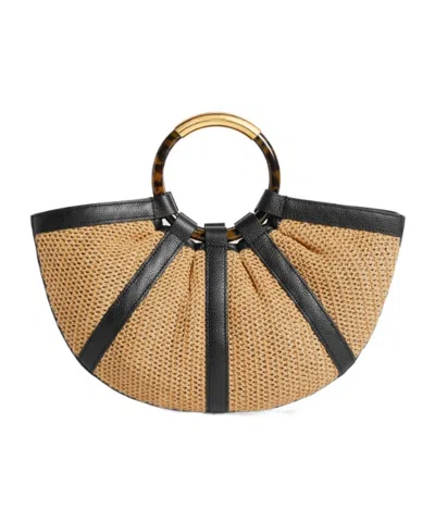 Coccinelle Ring Handle Tote Bag In Black