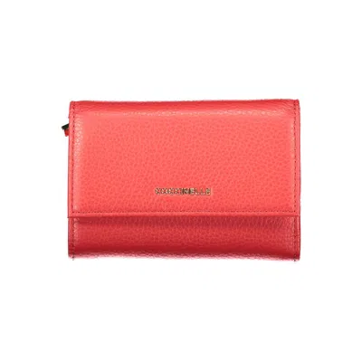 Coccinelle Rosso Leather Women Wallet In Red