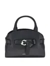 Coccinelle Sabine Buckle-detail Top-handle Tote Bag In Black