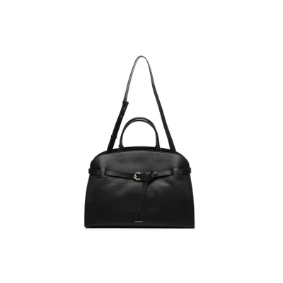 Coccinelle Black Leather Sabine Top Handle Bag