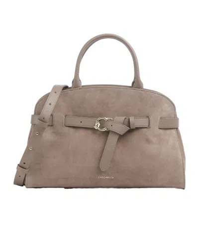 Coccinelle Sabine Shoulder Bag In Burgundy