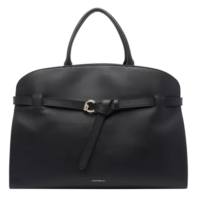 Coccinelle Large Sabine Handbag In Black