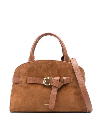 Coccinelle Sabine Tote Bag In Brown