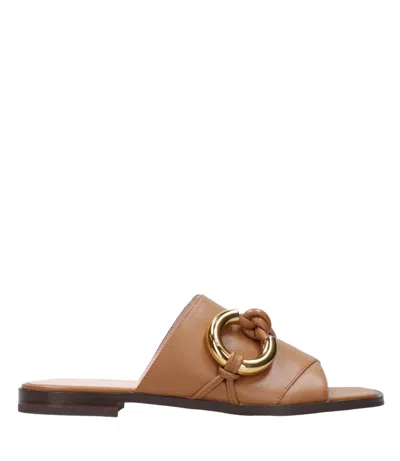 Coccinelle Sandals Leather Brown
