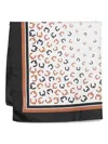 Coccinelle Viscose And Wool Scarf In Black