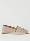 Coccinelle Espadrilles Praia Lencos Embroidery In Beige