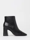 Coccinelle Nadja Leather Ankle Boots In Black