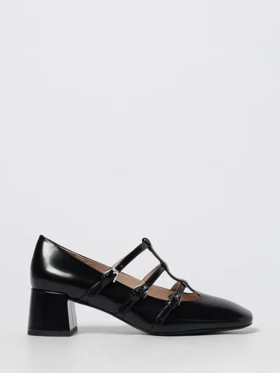 Coccinelle Shoes  Woman Color Black In Animal Print