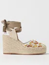Coccinelle Embossed-logo Espadrilles In Natural
