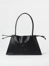 Coccinelle 'dulce' Shoulder Bag In Black Leather In Black