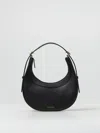 Coccinelle Whisper Logo Stamp Shoulder Bag In Black