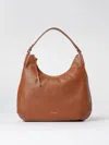 Coccinelle Rebekka Zip-up Shoulder Bag In Brown