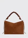 Coccinelle Small Boheme Braided-handle Shoulder Bag In Brown