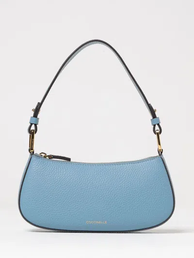 COCCINELLE SHOULDER BAG COCCINELLE WOMAN COLOR GNAWED BLUE,434345011