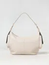Coccinelle Zippered Shoulder Bag In Ice