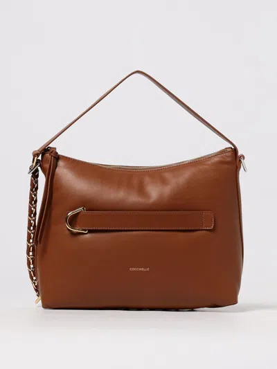 Coccinelle Shoulder Bag  Woman Color Leather In Brown