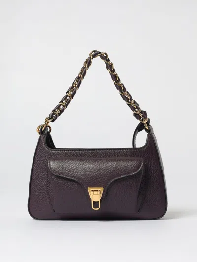 Coccinelle Shoulder Bag  Woman Color Plum In Purple