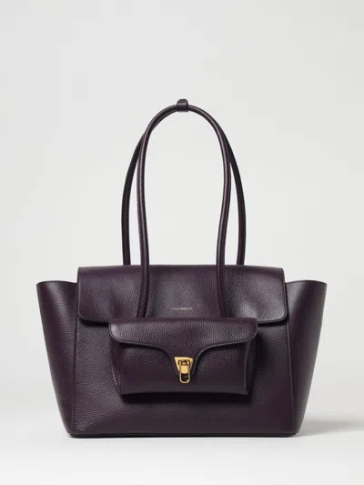 Coccinelle Shoulder Bag  Woman Color Plum In Purple