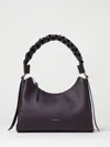 Coccinelle Borsa A Mano In Pelle Double Boheme Small In Purple