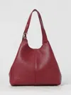 Coccinelle Shoulder Bag  Woman Color Red In Burgundy