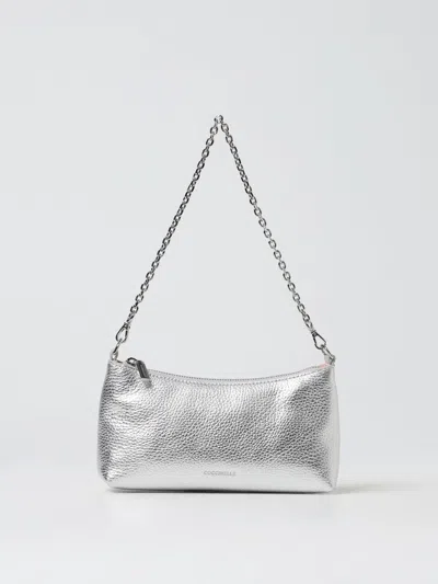 Coccinelle Shoulder Bag  Woman Color Silver In 银色