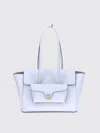 Coccinelle Double Bit Shoulder Bag In White