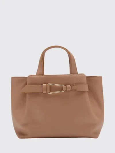 Coccinelle Buckle Malory Shoulder Bag In Neutral