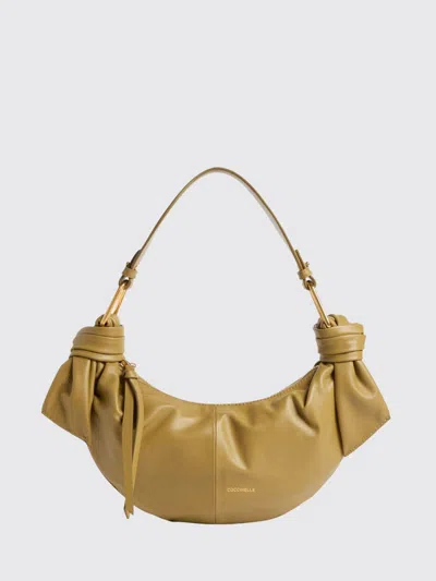 Coccinelle Shoulder Bag  Woman Color Green In Brown
