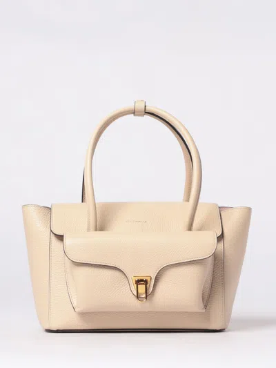 Coccinelle Shoulder Bag  Woman Color Beige In Neutral