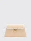 Coccinelle Medium Dew Shoulder Bag In Nude