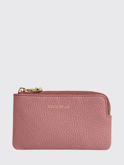 Coccinelle Shoulder Bag Woman Color Blue In Red
