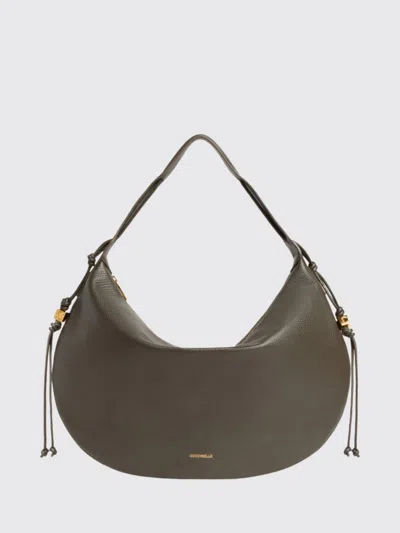 Coccinelle Shoulder Bag Woman Color Grey In Gray