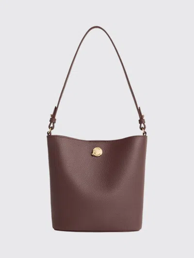 Coccinelle Shoulder Bag Woman Color Pink In Burgundy
